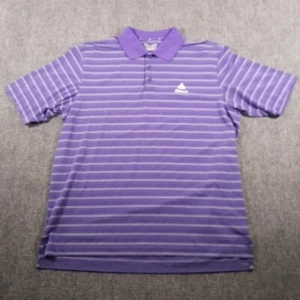 Under Armour Shirt Herren Large Polo lila Heatgear locker gestreift Athleisure - Bild 1 von 8