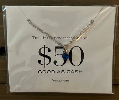 Collar Colgante EFFY Azul Princesa Crucero Souvenir SELLADO Foto 1 de 2