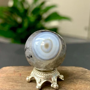 12g Natural Gobi Agate Eyes Agate/Crystal The Ball Madagascar - Picture 1 of 17