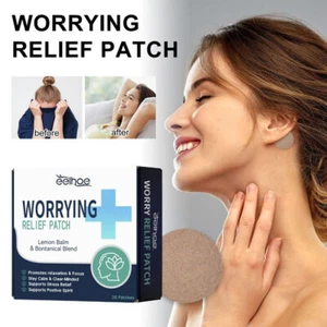 36Pcs Worrying Relief Patch Relaxing Relieve Anxiety Stress Acupoints Patches - Picture 1 of 13