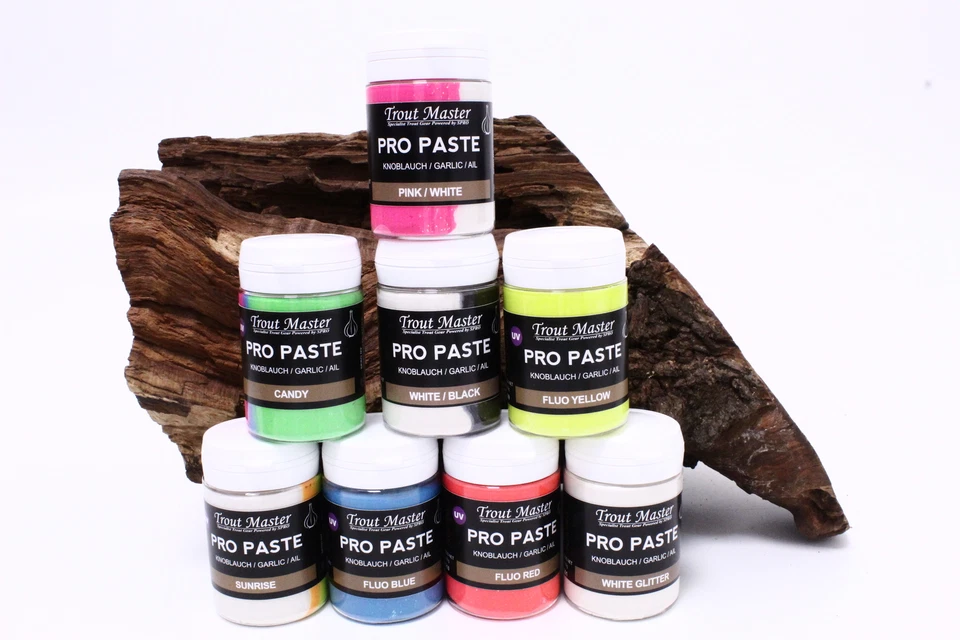 Spro Trout Master Pro Paste Garlic 14 Farben Bait Forellenteig Knoblauch Teig - Bild 1 von 1
