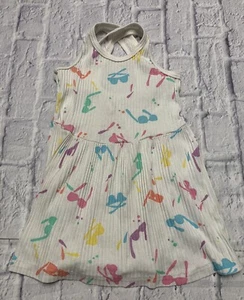 Vestido Vintage Niños Años 90 Neón 3/4T - Imagen 1 de 8