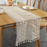Owl Tablecloth Table runner Doily Cushion cover Linen-look Cream Autumn Fall NEW 