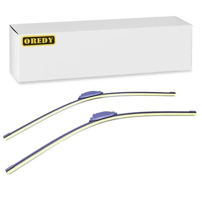 2PCs 28'' + 28'' Windshield Wiper Blade J Hook Fit 2014 - 2016 Kia Rondo Foto 1 de 4