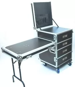 Schubladencase WDS-2 Tisch, Pult & Rollen Tourcase Büro Case Wagen ROADINGER - Bild 1 von 22