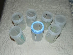 LOTTO DI SETTE BIBERON VINTAGE 4 ONCE PLAYTEX DROP INS NURSER  - Foto 1 di 2