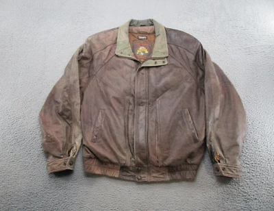 Chaqueta de bombardero vintage Adventure Bound Wilson Thinsulate para hombre talla XLT motocicleta Foto 1 de 4