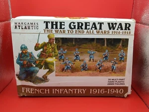The Great War - French Infantry 1916-40 (35 Figures) Multi-Part Hard Plastic - Picture 1 of 4