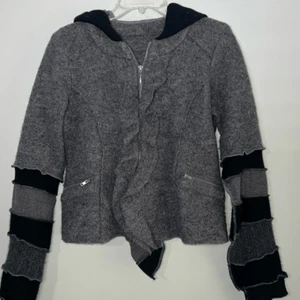 Patchwork pixie fairy jacket with hood - Picture 1 of 10