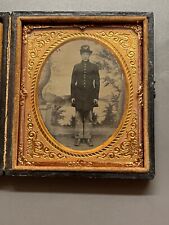 CIVIL WAR TIN TYPE PHOTO OF SOLDIER FRESH FROM AN ESTATE EXCELLENT CONDITION!!