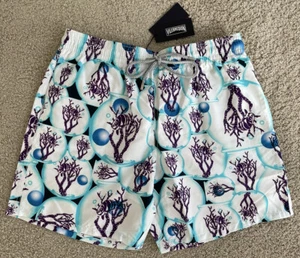 NWT Authentic Vilebrequin MOOREA Swim Trunks - OCEAN - MEN - MULTICOLOR - XL - Picture 1 of 10
