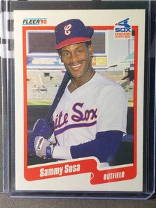 Sammy Sosa 1990 Fleer Rookie #548 - Imagen 1 de 1