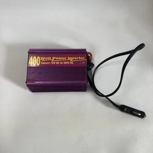 Rally 400 Watt Wechselrichter 12V DC auf 120V AC Nr. 7274 Lila - Bild 1 von 7