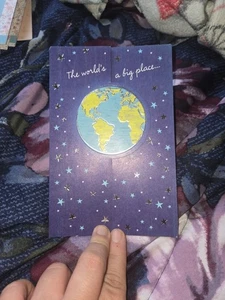 American Greetings Love You Card – Globe & Heart Design, Thinking of You,... - Picture 1 of 3