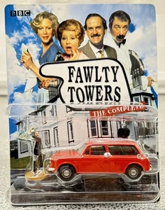 VINTAGE Corgi Car - Fawlty Towers Austin 1300 + Basil Figure - NEW on Card - BBC - Picture 1 of 4