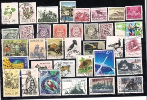 Briefmarken Norwegen Konvolut mit 35 Stück, gestempelt, Lot 3 - Bild 1 von 1
