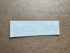 US Thematic Meter Cut-Piece(F17) +1976 Turn Israel Green +Green Meter +PB651411 - Picture 1 of 1