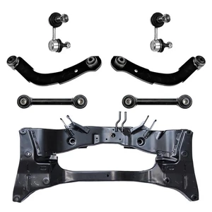 Achsträger hinten Mitsubishi Outlander I CU 4WD 4 Querlenker 2 Koppelstange - Picture 1 of 5