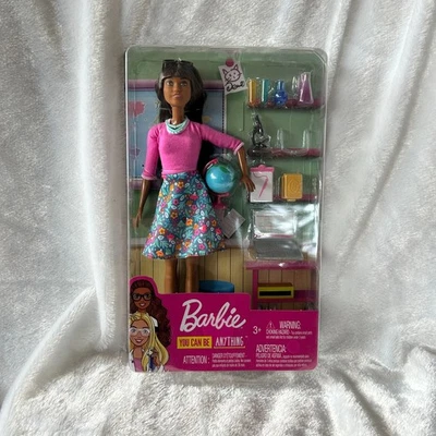 Barbie You Can Be Anything Doll African American Teacher Scientist Chemist NEW - Image 1 of 4