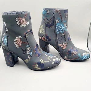 Comfort Est. Graue bunte Blumen Stiefeletten von 1946, Größe 10M - Bild 1 von 11