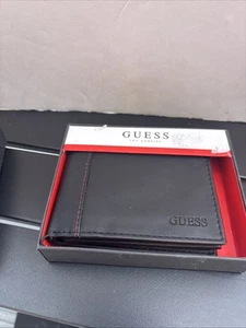 GUESS Men Bifold Wallet Styler Black Ns/Red Brand New Rn 129919 31g0220089 - Picture 1 of 4