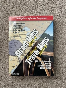 Talking Street Maps USA PC CD-ROM for Windows Vintage 2002 Cosmi Swift Sealed - Picture 1 of 5
