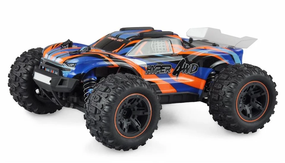 AMEWI / Hyper GO Truggy Spazzolato 4WD 1:16 RTR Blu/Arancione / 22619 - Immagine 1 di 4