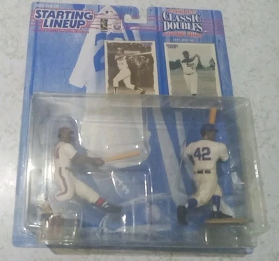 Alineación inicial 1997 dobles clásicos Hank Aaron Braves y Jackie Robinson Dodgers Foto 1 de 4