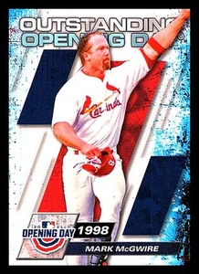 2021 Topps Opening Day #OOD-8 Mark McGwire Outstanding Opening Day Free Shipping - Picture 1 of 2