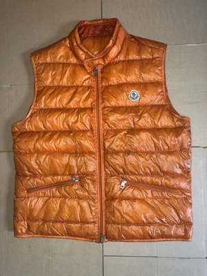 Moncler Gui Burnt Orange Gilet Size 5 Fits M L Great Condition RRP £630 - Image 1 of 4