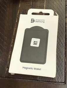 Samsung Minimalist Magnetic Wallet - Black - GENUINE - Photo 1 sur 1