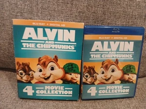 Alvin and the Chipmunks: 4-Movie Collection w Slipcover (Blu-ray) NO DIGITAL - Picture 1 of 10