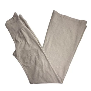 Beyond Yoga Sz XS Wide Leg High Waisted Flare Pants Heather Taupe - Picture 1 of 9