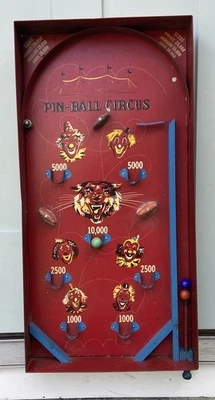 Mesa de Metal Pinball Circo de Colección Feria Arcade American Device Co Taunton, MA Foto 1 de 4