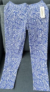 Neu Lilly Pulitzer CORSO HOSE UPF 50+ MARTINIQUE BLAU ZEE BEBE Damengröße 6 - Bild 1 von 10