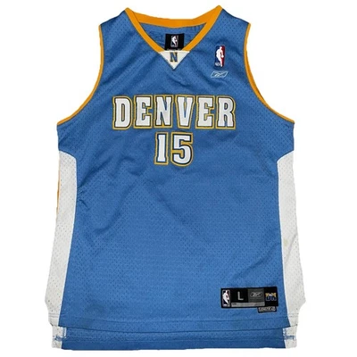 Youth Reebok Carmelo Anthony #15 Denver Nuggets NBA Basketball Jersey L 14/16 - Image 1 of 4