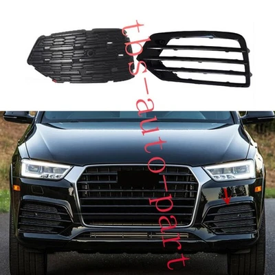 Cubierta de rejilla del parachoques delantero izquierdo apto para Audi Q3 Sline 2016-2018 + placa inferior Foto 1 de 4