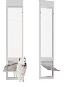 Dog Door For Sliding Glass Door 76 1/8 to 80 7/8 Adjustable Height Large Dogs - Picture 1 of 8
