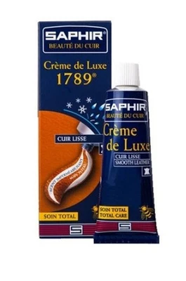Cirage cuir crème de luxe pour chaussures à base de cire d'abeilles 50ml SAPHIR - Photo 1/3