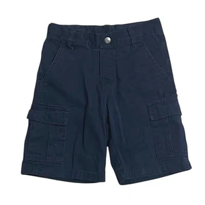 Izod Navy Relaxed Fit Boys Cargo Shorts - Picture 1 of 5