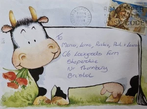 Stamp Addressed Decorative Envelope Postmark 18 March 1994 - Picture 1 of 3