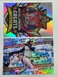 2025 Topps All-Star Game Ken Griffey Jr 2x Lot Classic Swings, MLB Greats - Bild 1 von 2