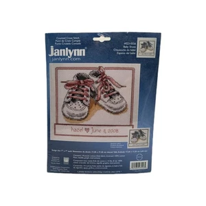 Janlynn Zapatos de Bebé Contados Punto de Cruz Kit 7x7 Nuevo Bordado Muestreador Regalo EE. UU. - Imagen 1 de 7