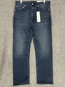Calvin Klein Jeans Herren 34x30 Standard Straight Stretch Denim Boston Blau - Bild 1 von 17
