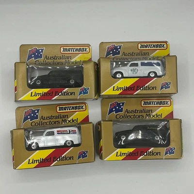 Matchbox FJ Holden Panel Van Lote de 4 Coleccionistas Australianos Modelo Foto 1 de 4