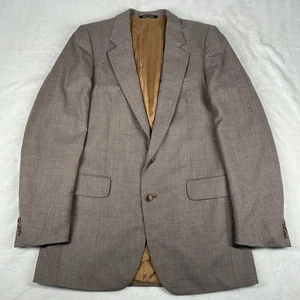 Vintage YVES SAINT LAURENT Herren Woll Blazer mit YSL Goldfutter Gr. 40 R - Bild 1 von 13