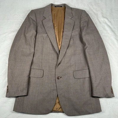 Blazer de lana vintage YVES SAINT LAURENT para hombre con forro dorado YSL talla 40 R Foto 1 de 4