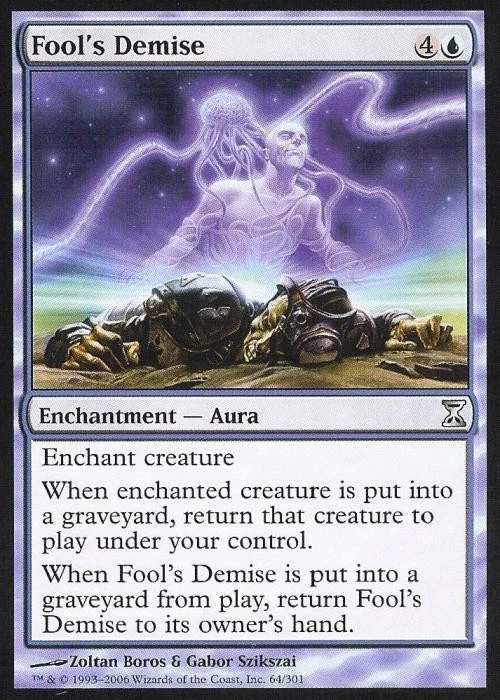 Fool's Demise - Medium Play MTG Time Spiral - Image 1 of 1