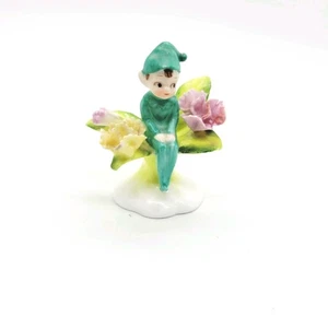 Figura de Elfo "Enero" Napcoware Napco Pixie del Mes 2" China de Hueso 1950 De Colección - Imagen 1 de 12
