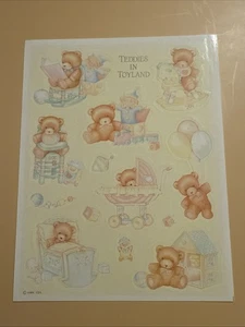 Vintage Aufkleberbogen - Bild 1 von 1